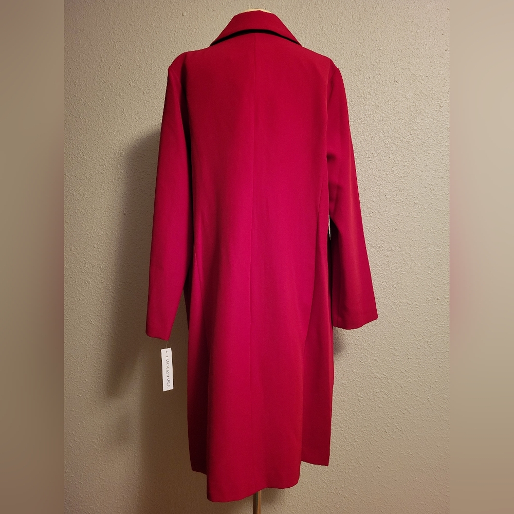 NWT Shelby & Palmer Red Blazer Dress Size 16 - Picture 4 of 8